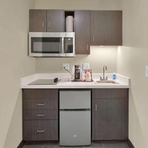 Linear Kitchenette in Best Western Hotel